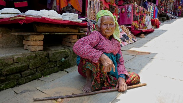 Changu - Bazaar view